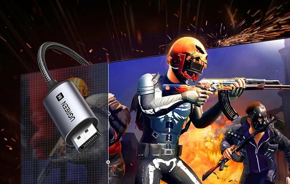 Kabllo USB-C në DisplayPort Ugreen CM556 3m 8K 60Hz, e zezë