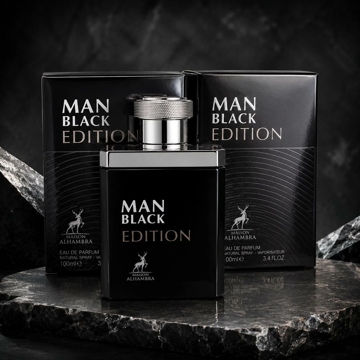 Maison Alhambra Man Black Edition Eau de Parfum për Meshkuj