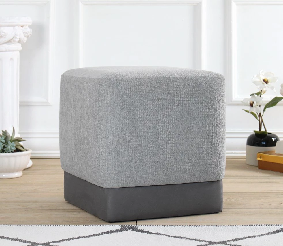 Puf Atelier del Sofa, Borgot, ngjyrë gri