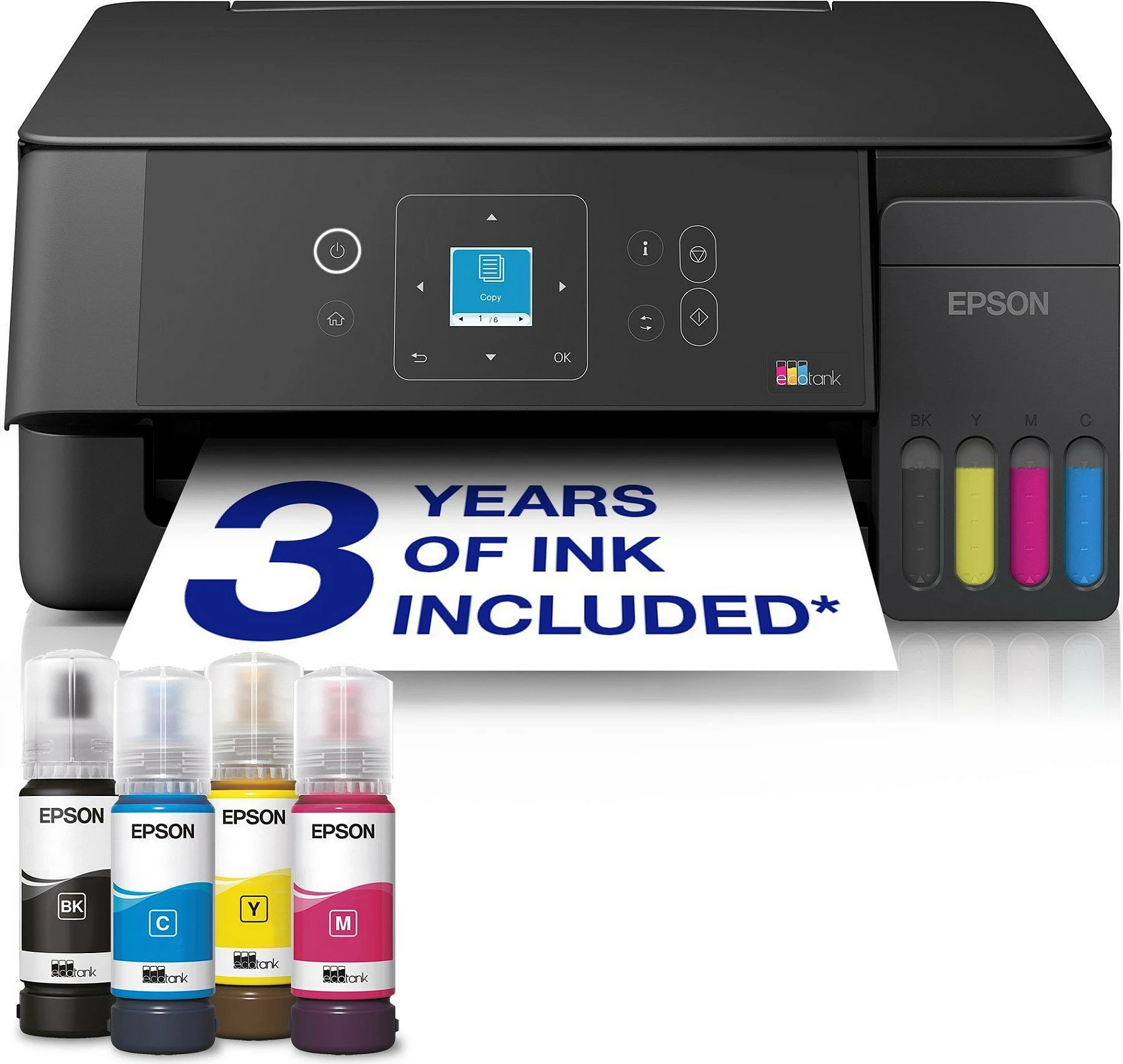 Printer multifunksional Epson EcoTank ET-2920, Wi‑Fi, A4, i zi
