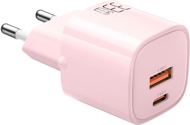 Karikues Mcdodo CH-0156 GaN 33W, USB-C, USB-A, rozë