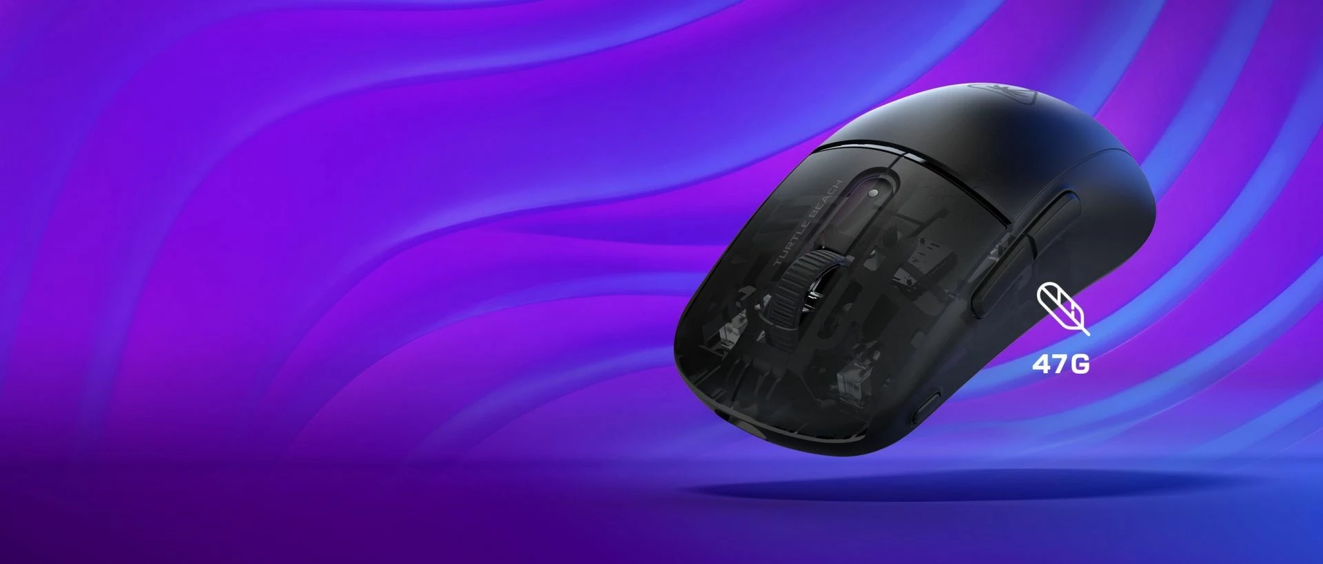 Maus gaming wireless Turtle Beach Burst II Air 26K DPI 47 g, i zi