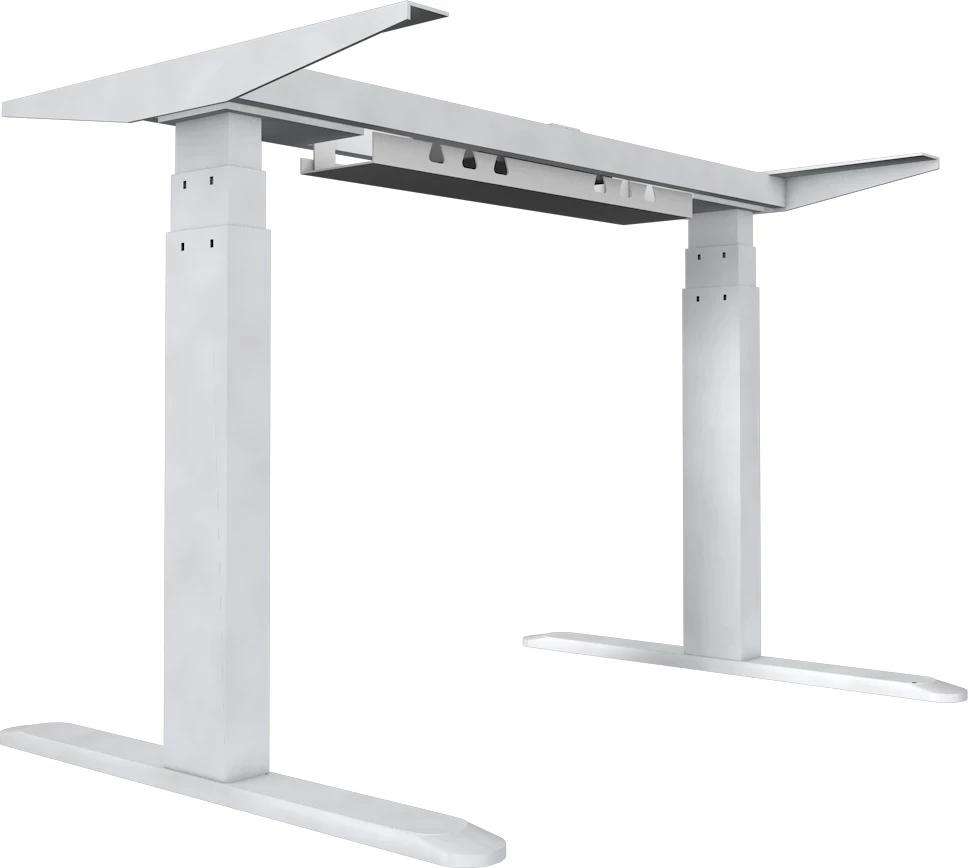 Kornizë tavoline elektrike ngritëse UVI Desk Standard UVID1WH, 62–128 cm, 100–170 cm, e bardhë