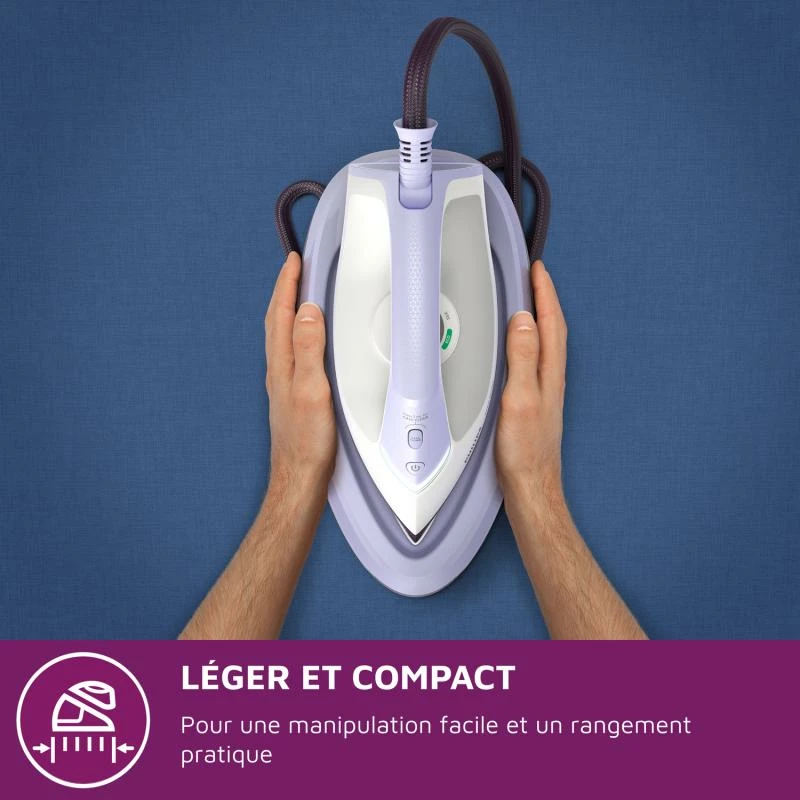 Hekur me stacion avulli Philips PSG3000/30 2400W, vjollcë/bardhë