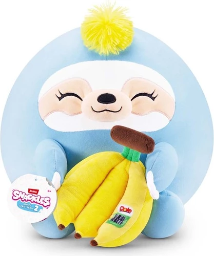 Snackles Megan the Sloth – Lodër prej Pelushi 36 cm nga ZURU