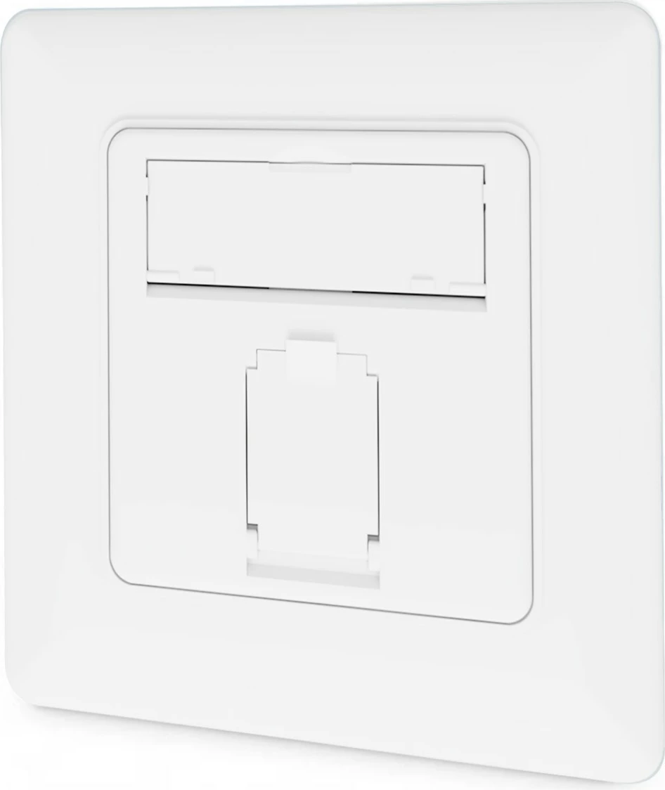 Prizë rrjeti Digitus CAT 6A, 1x RJ-45, e bardhë