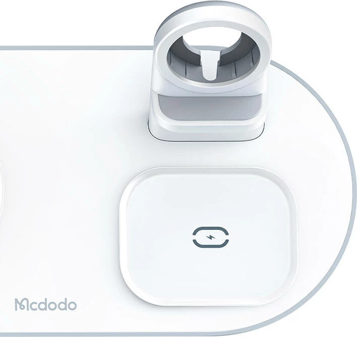 Karikues wireless Mcdodo CH-7060 3-në-1, 15W, i bardhë