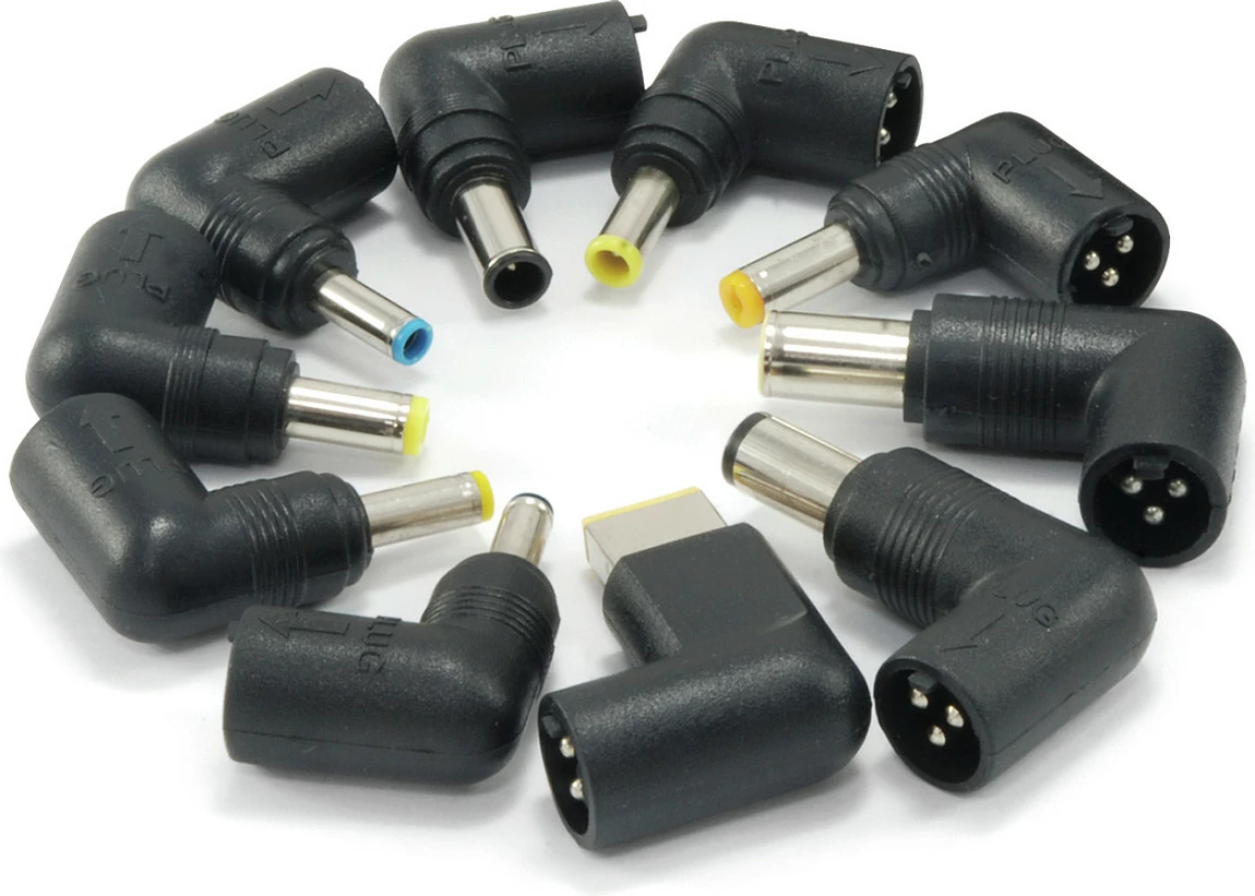 Adapter universal për laptop Conceptronic 65W, 18.5-20V, me 10 maja, i zi
