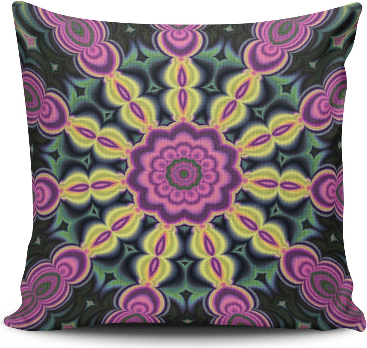 Jastëk Aberto Design, MANDALA-08, shumëngjyrësh, 43x43cm