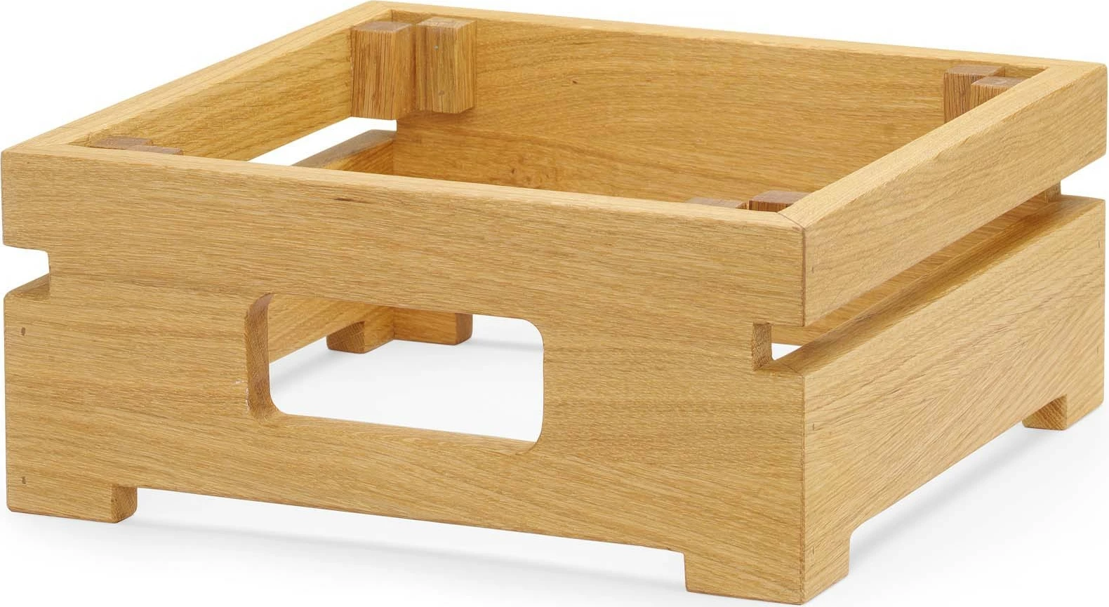 kuti ekspozimi bufeti prej druri, Fine Dine Madeira 239551, lis i fortë, për bukë/fruita ose tabaka ekspozimi, ngjyrë kafe