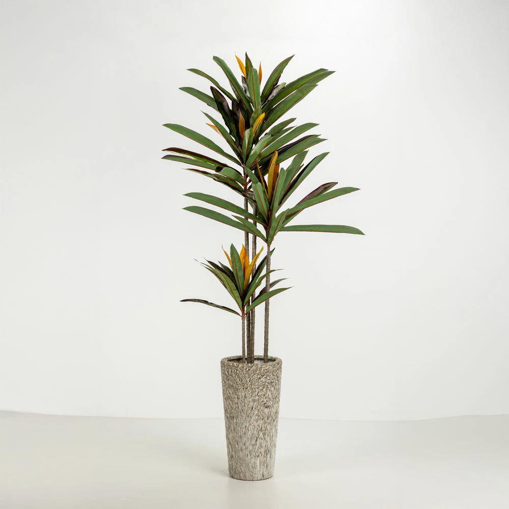 Set vazo KANCHE, 2 copë, qeramikë, bezhë-e zezë, 32x32x53cm