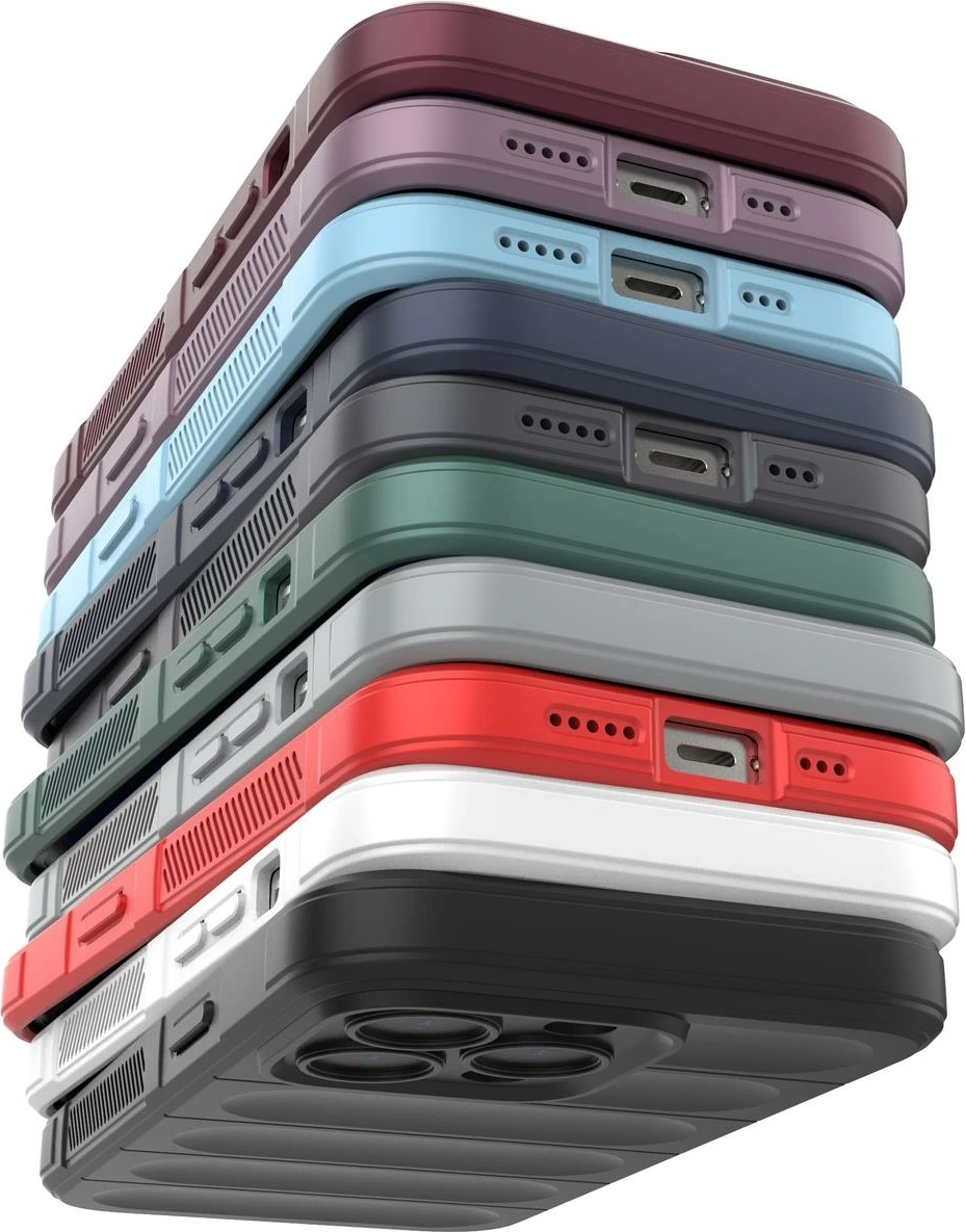 Mbështjellës Hurtel Magic Shield Case për iPhone 13 Pro Max, i kuq