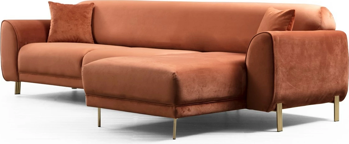 Kënd divan-krevat Atelier del Sofa, kënd i djathtë, ngjyrë kanelle (L3-Chl)