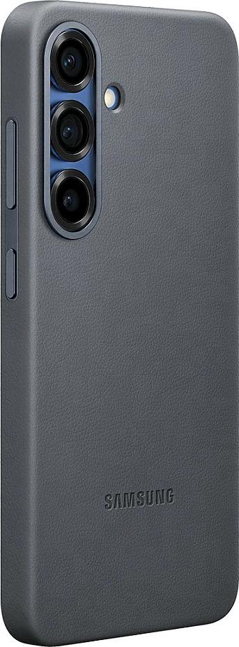 Mbështjellës Samsung Galaxy S25, Faux Leather, 15.8 cm (6.2"), Zi
