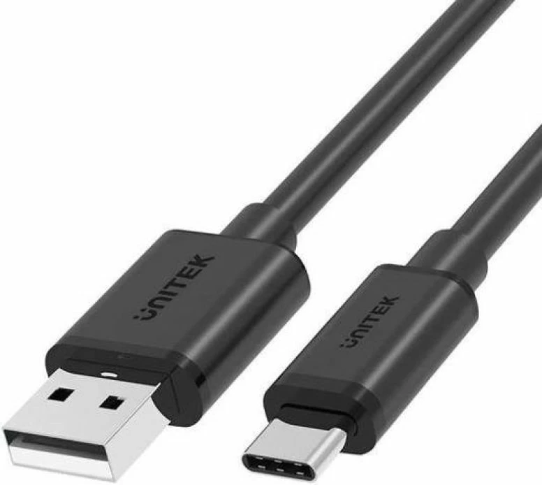 Kabllo USB-A në USB-C Unitek, e zezë