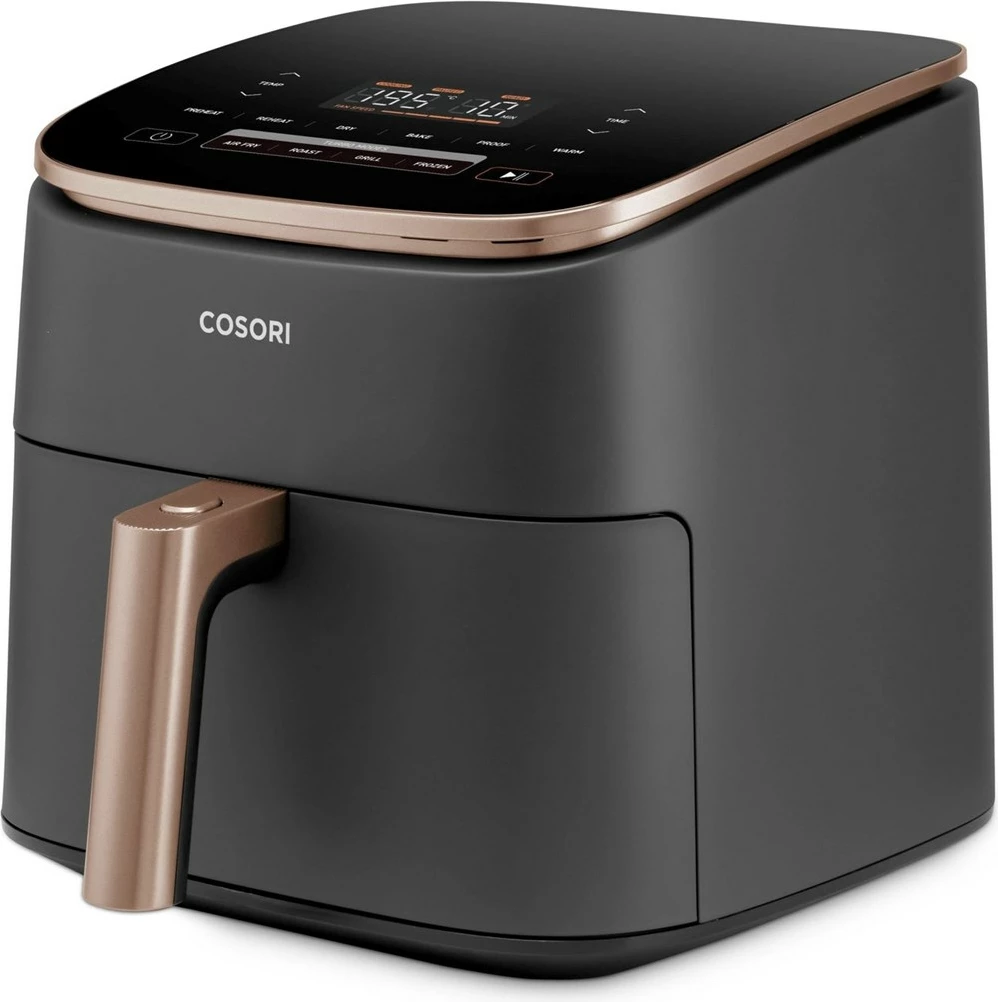 Fritezë me ajër të nxehtë COSORI Turbo Blaze Chef Edition Single, 6L, 1725W, e zezë/pink gold