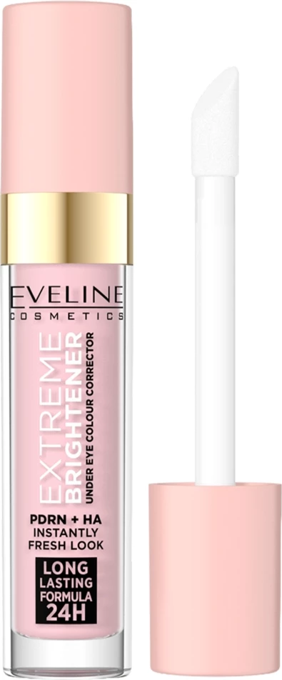 Korrektor për femra Eveline Cosmetics Extreme Brightener Illuminating Concealer 00 Magic Pink, 7ml
