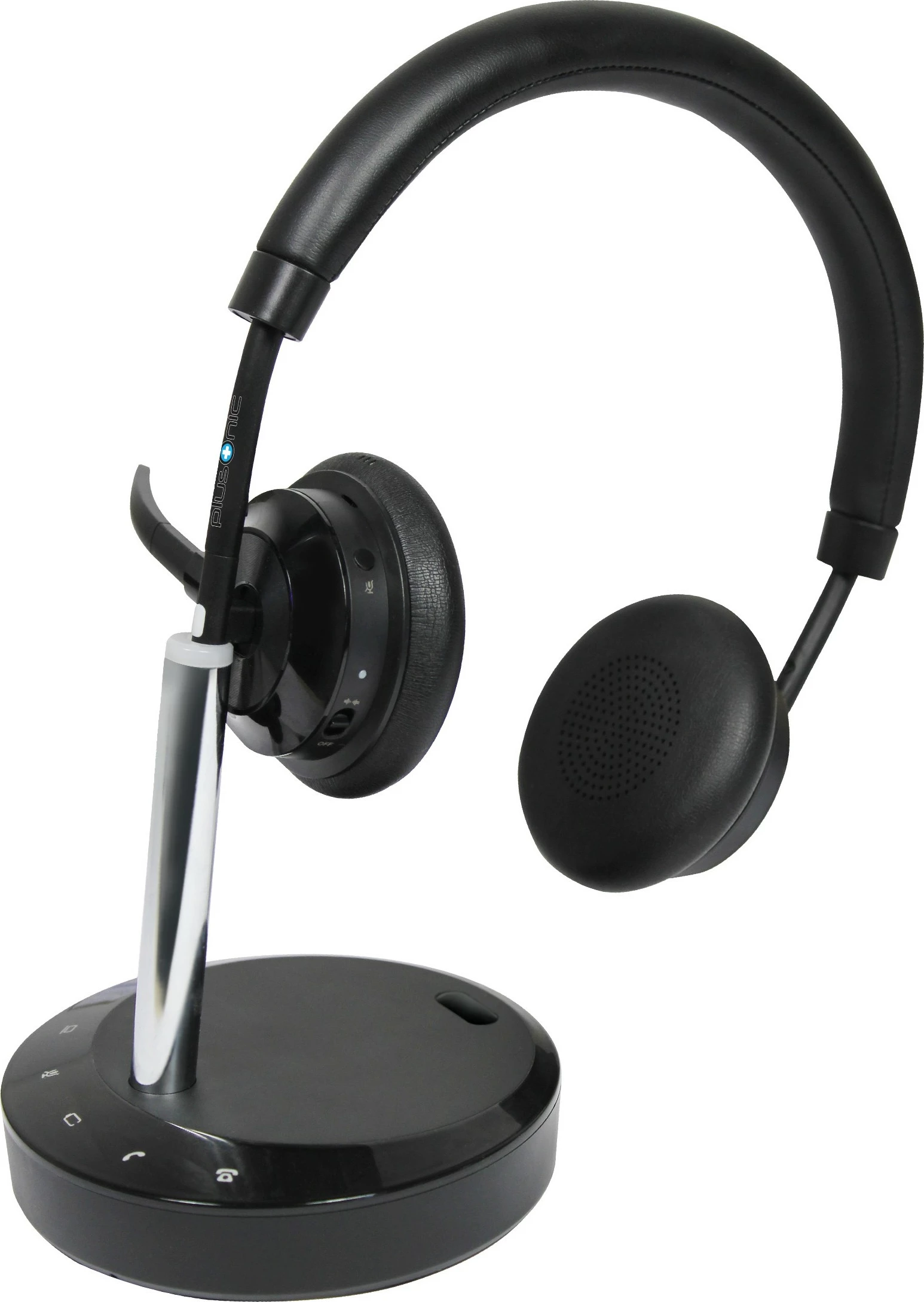 Kufje Plusonic W320 Dual DECT, e zezë