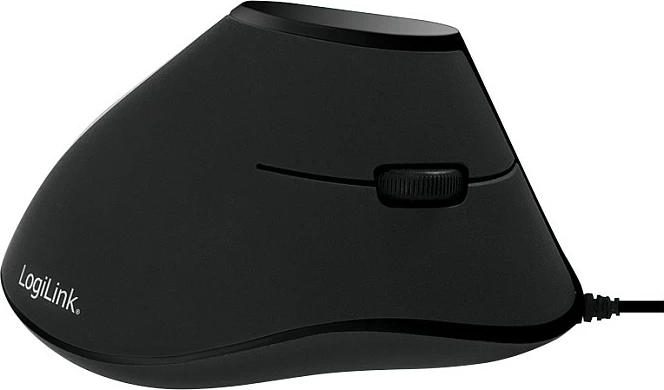 Maus vertikal ergonomik LogiLink, USB, 1000 DPI, 5 taste, i zi
