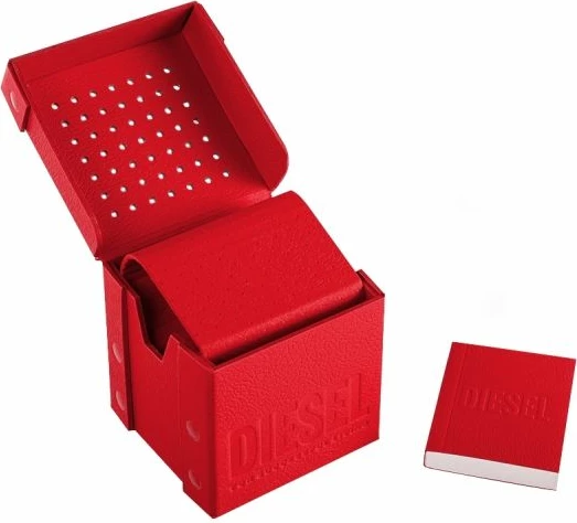 Orë dore për meshkuj DIESEL, argjendtë/blu