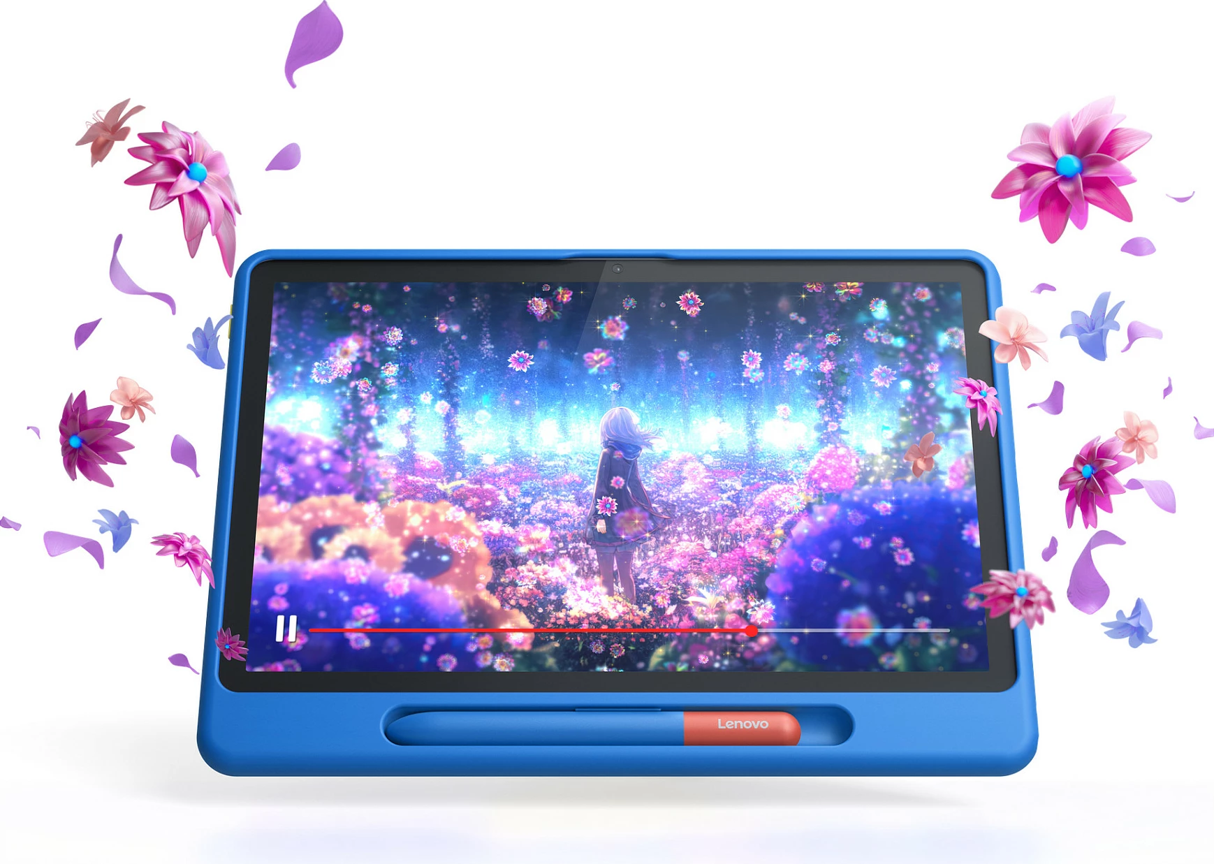 Tablet Lenovo Tab 2025 64GB me mbështjellës edhe stylus, e zezë