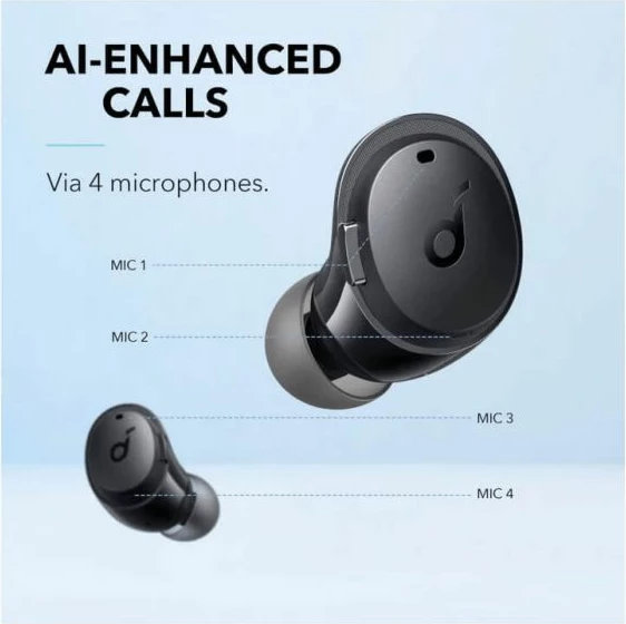 Kufje ANKER Soundcore Life Dot 3i v2 A3982G32, ANC, 40h, IPX5, blu, set me kasë karikimi