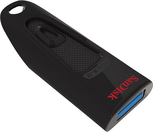 USB SanDisk Ultra, 128 GB, USB Type-A, 3.2 Gen 1, 100 MB/s, Slide, Black