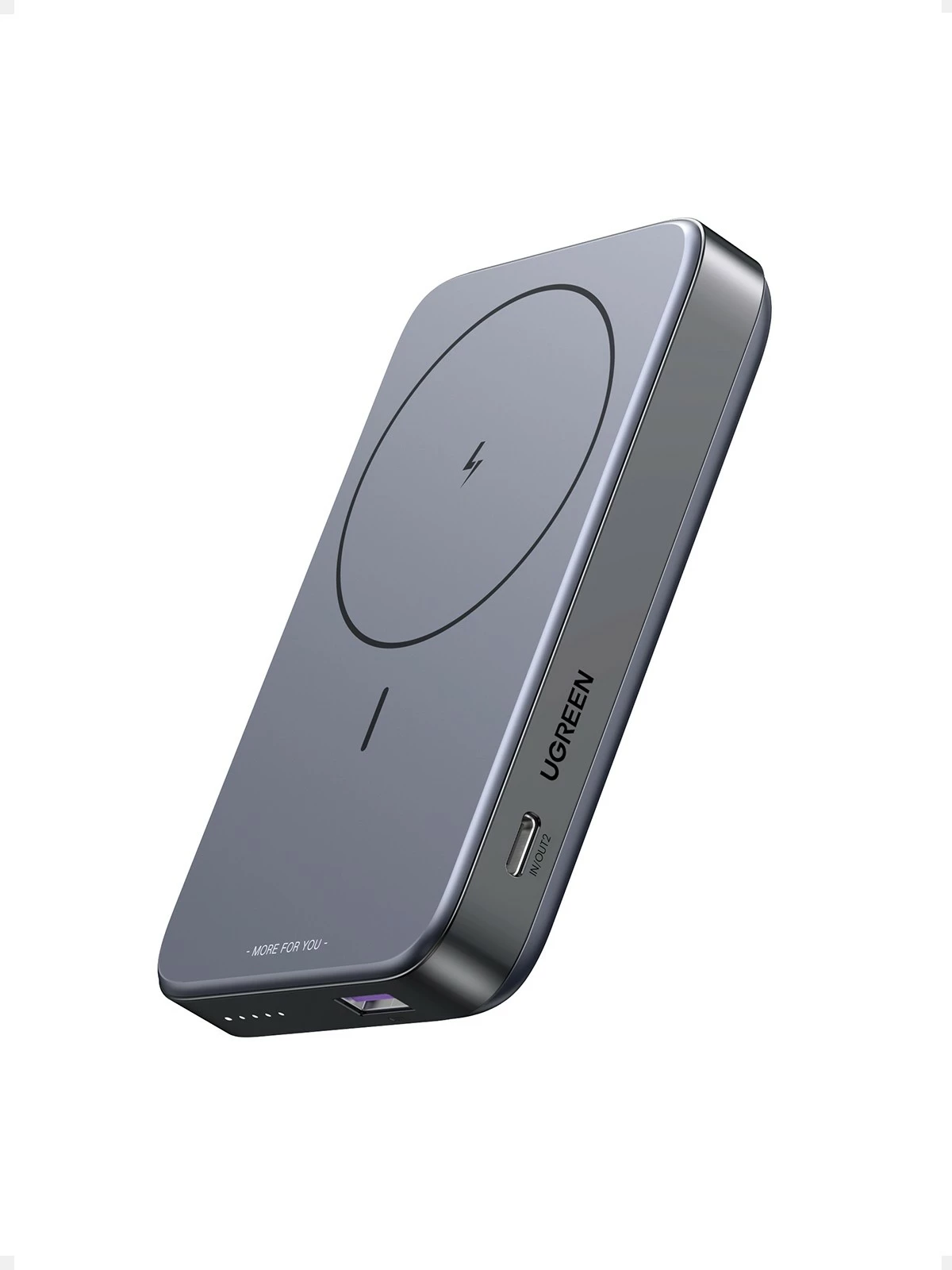 Powerbank Ugreen 10000mAh Mini Wireless 20W me MagSafe, gri