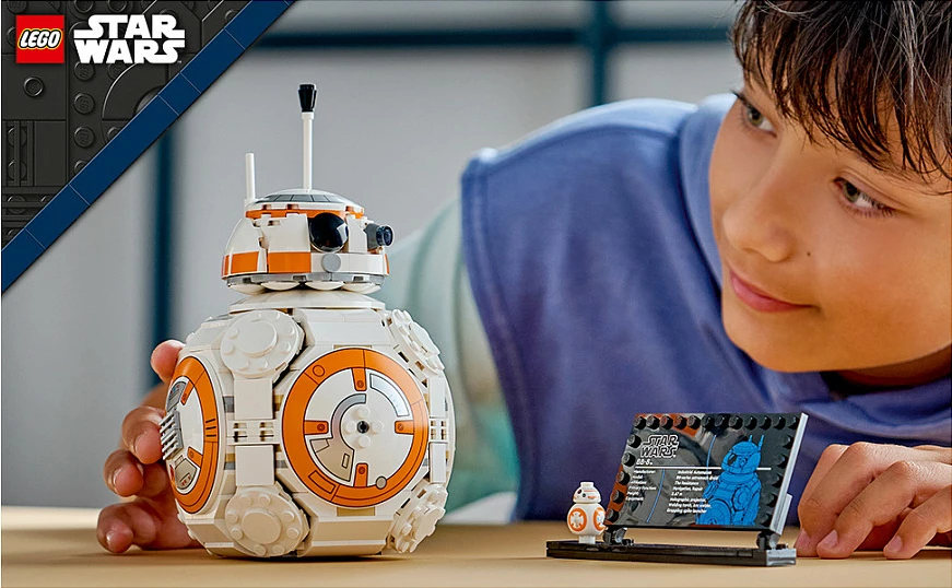 Set ndërtimi LEGO Star Wars BB-8 Astromech Droid 75452, 569 copa, 10+ vjeç, multikolor