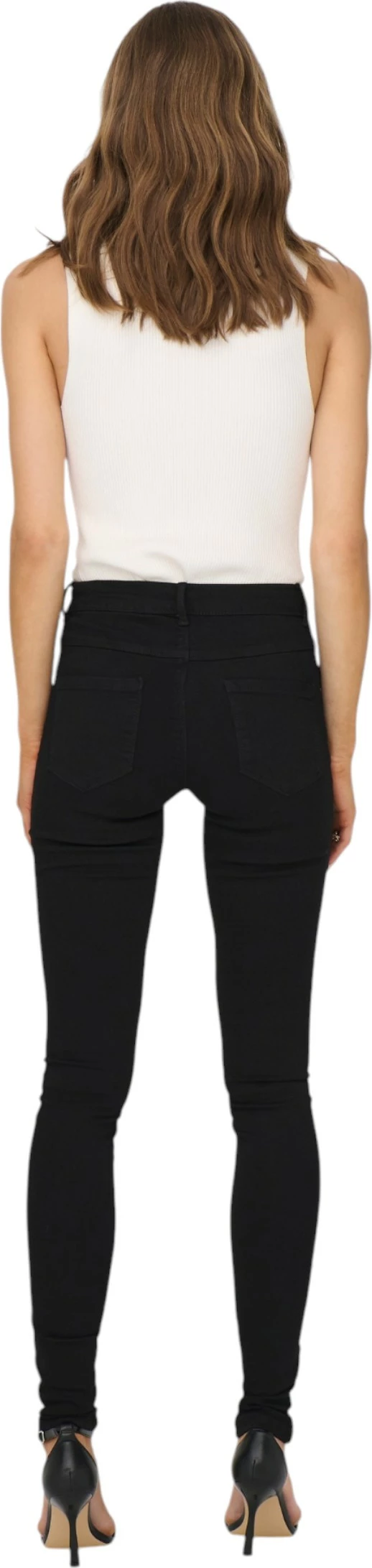 Xhinse skinny për femra Only ONLRAIN LIFE REG DNM NOOS 15129693, të zeza [Madhësia: L/30]