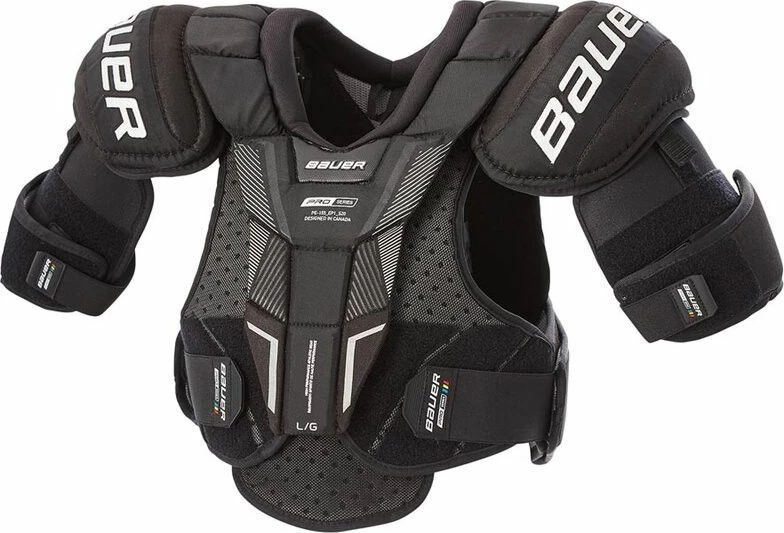 Fanellë mbrojtëse për meshkuj Bauer, e zezë