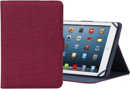 Këllëf tableti RIVACASE 3317, 9.7-10.5 inç, stand 3 pozicione, mbyllje magnetike, kuqe