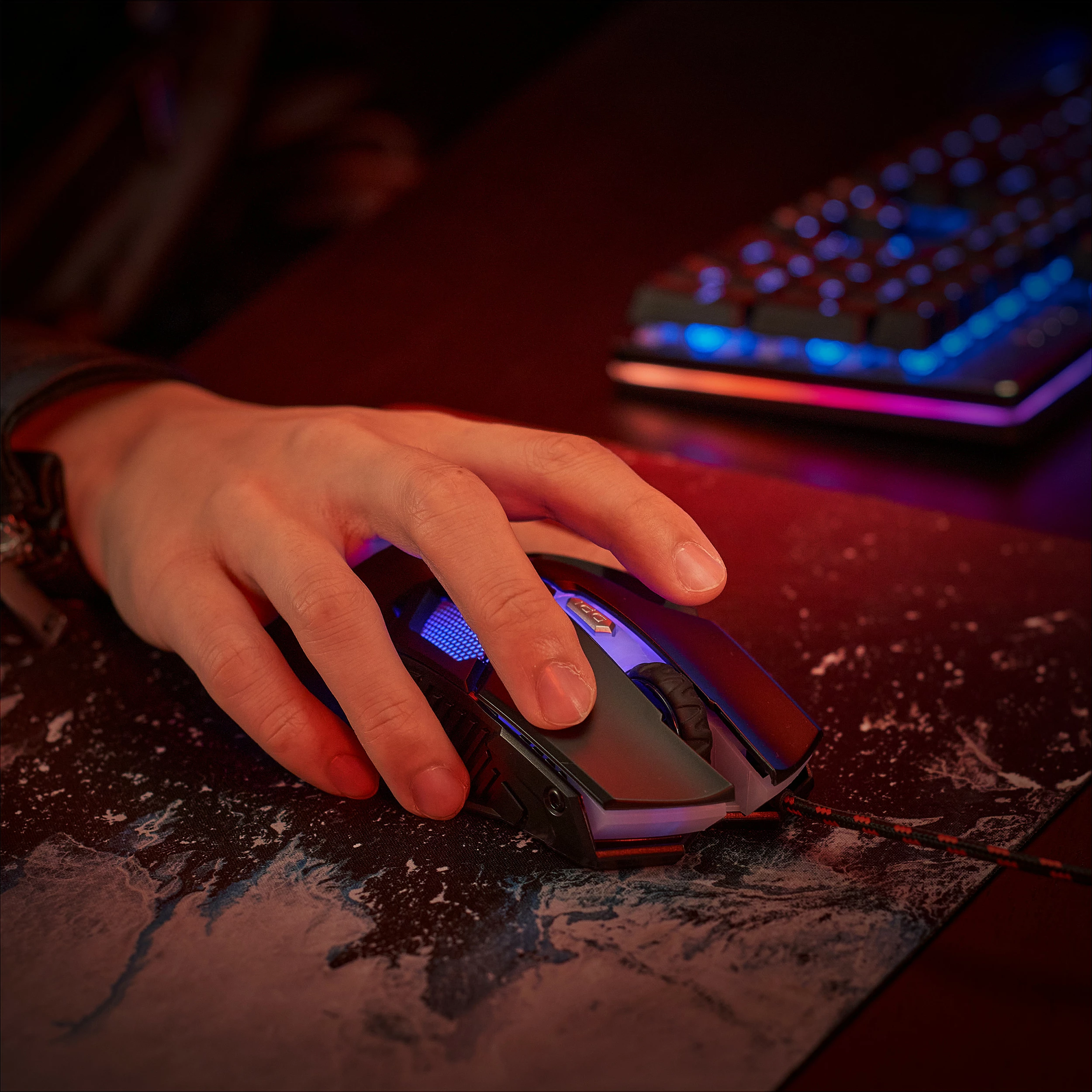 Maus gaming Acer Nitro NMW200, 7200 DPI, USB, i zi