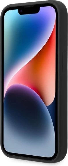 Mbështjellës Karl Lagerfeld Silicone Ikonik MagSafe për iPhone 14 Pro, i zi