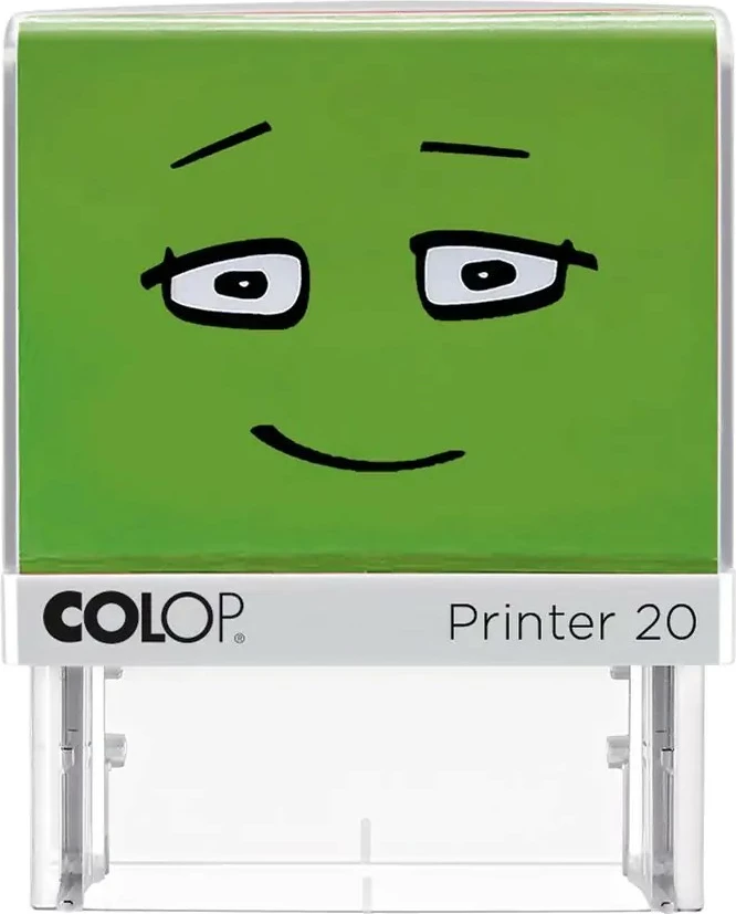 Vulë vetë-ngjyrosëse COLOP Printer 20, 38x14mm, e gjelbër