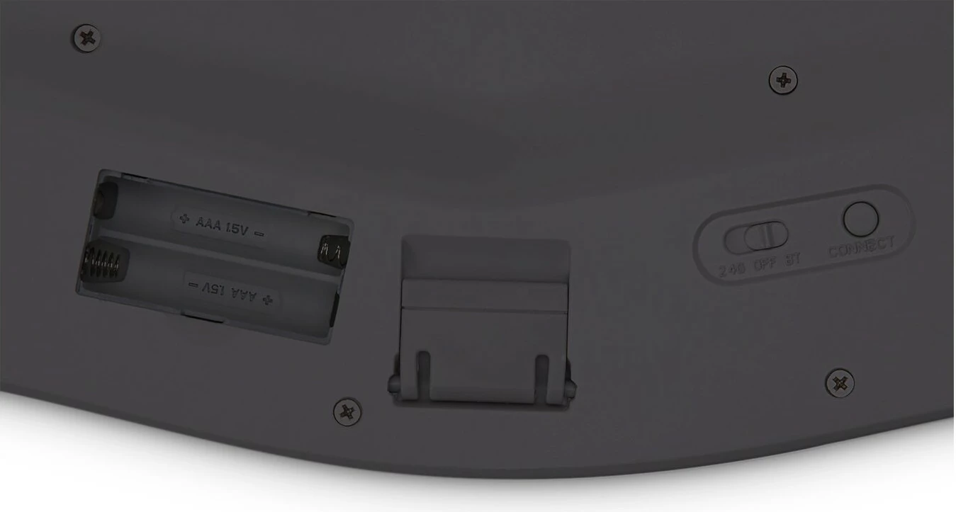Tastierë wireless Kensington ProFit Ergo, full-size, QWERTY, Bluetooth + RF, e zezë