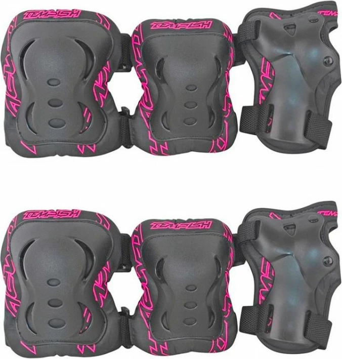 Set mbrojtës për sporte dimërore Tempish, unisex, të zeza [Madhësia: L]