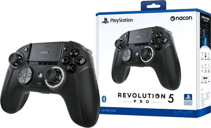 Kontroller wireless Nacon Revolution 5 Pro, për PS5/PC, i zi