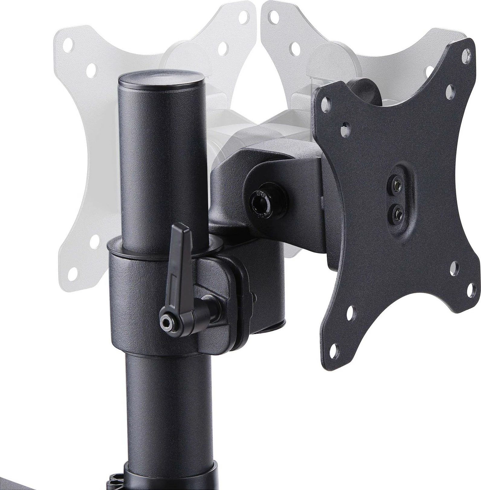 Mbajtëse tavoline për 3 monitorë StarTech, deri 27", VESA 75x75/100x100, clamp/grommet, e zezë