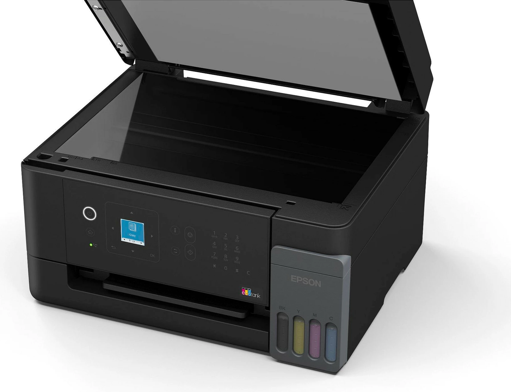 Printer multifunksional Epson EcoTank ET-4905, inkjet me ngjyra A4, Wi‑Fi/Ethernet, ADF, i zi