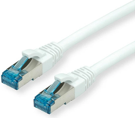 Kabllo rrjeti VALUE Cat6a S/FTP, 1m, RJ-45 në RJ-45, 10Gbps, e bardhë