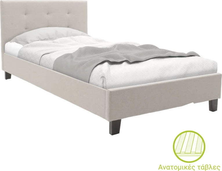 Krevat Mago, pëlhurë ngjyrë fildishi, 100x200cm