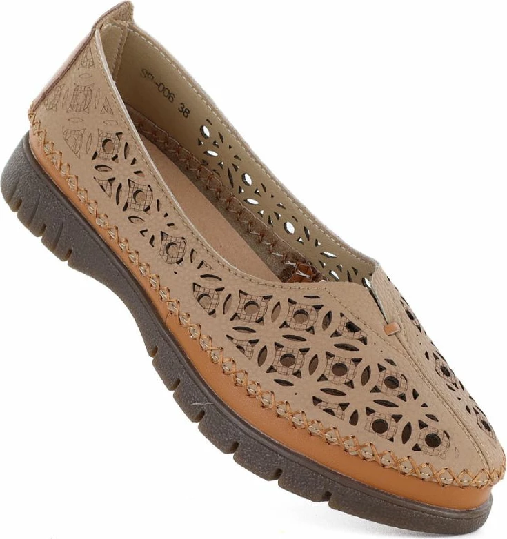 Këpucë për femra LEONE Sergio Leone SP006, kafe