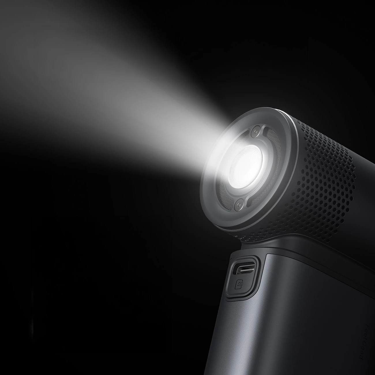 Ventilator dore Jisulife Ultra2 9000mAh 5-në-1 USB-C mini portativ, gri e errët