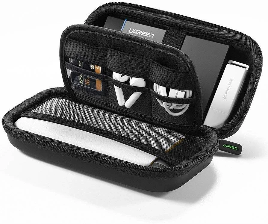 Mbështjellës UGREEN 40707 për hard disk të jashtëm, EVA, i zi