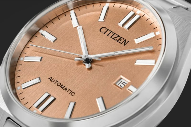 Orë dore për meshkuj CITIZEN Tsuyosa NJ0159-86Z, kafe, me kuti
