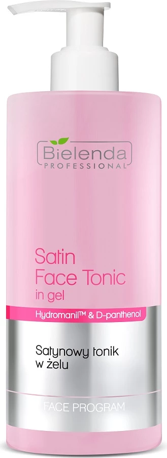 Tonik fytyre në xhel për femra Bielenda Professional Satin Face Tonic In Gel 500ml