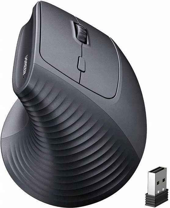 Maus pa kabllo Ugreen M571 2.4GHz + Bluetooth, DPI 4000, 6 butona, i zi