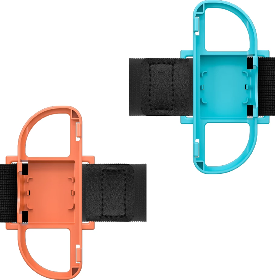 Set aksesorësh lojërash sportive për Nintendo Switch 2, Hurtel, Family Accessory Pack 2 15-in-1, me çantë udhëtimi, portokalli dhe kaltër, set 15 copë