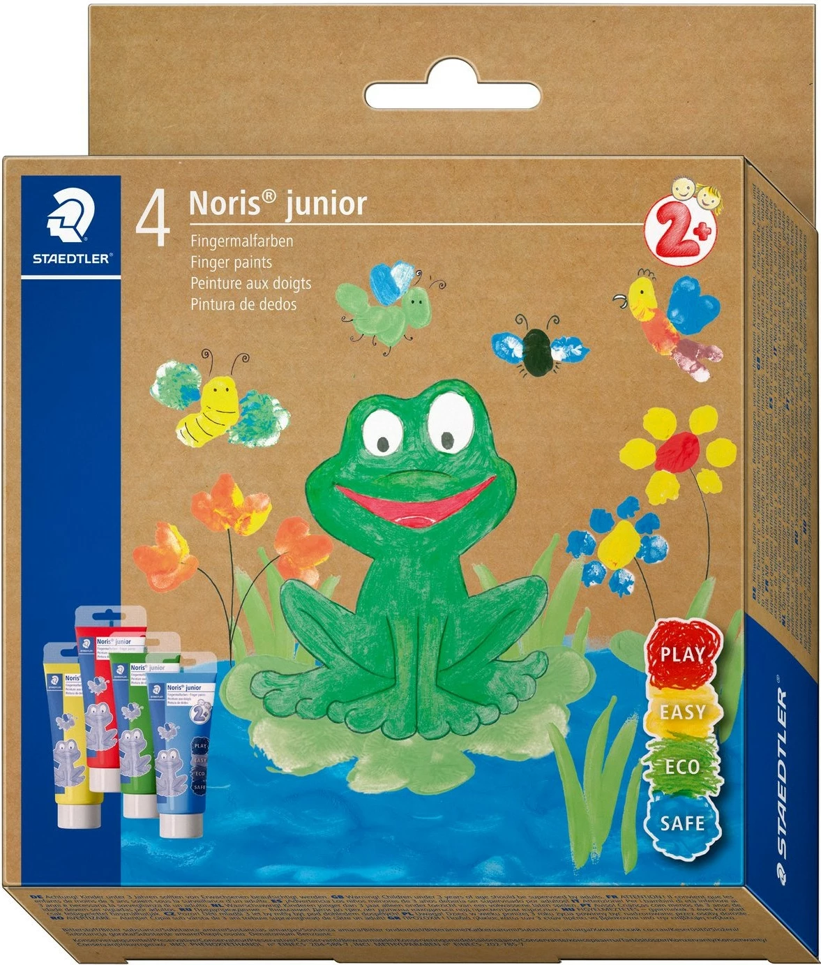 Set ngjyra gishti STAEDTLER Noris junior 4 copë, ngjyra të përziera
